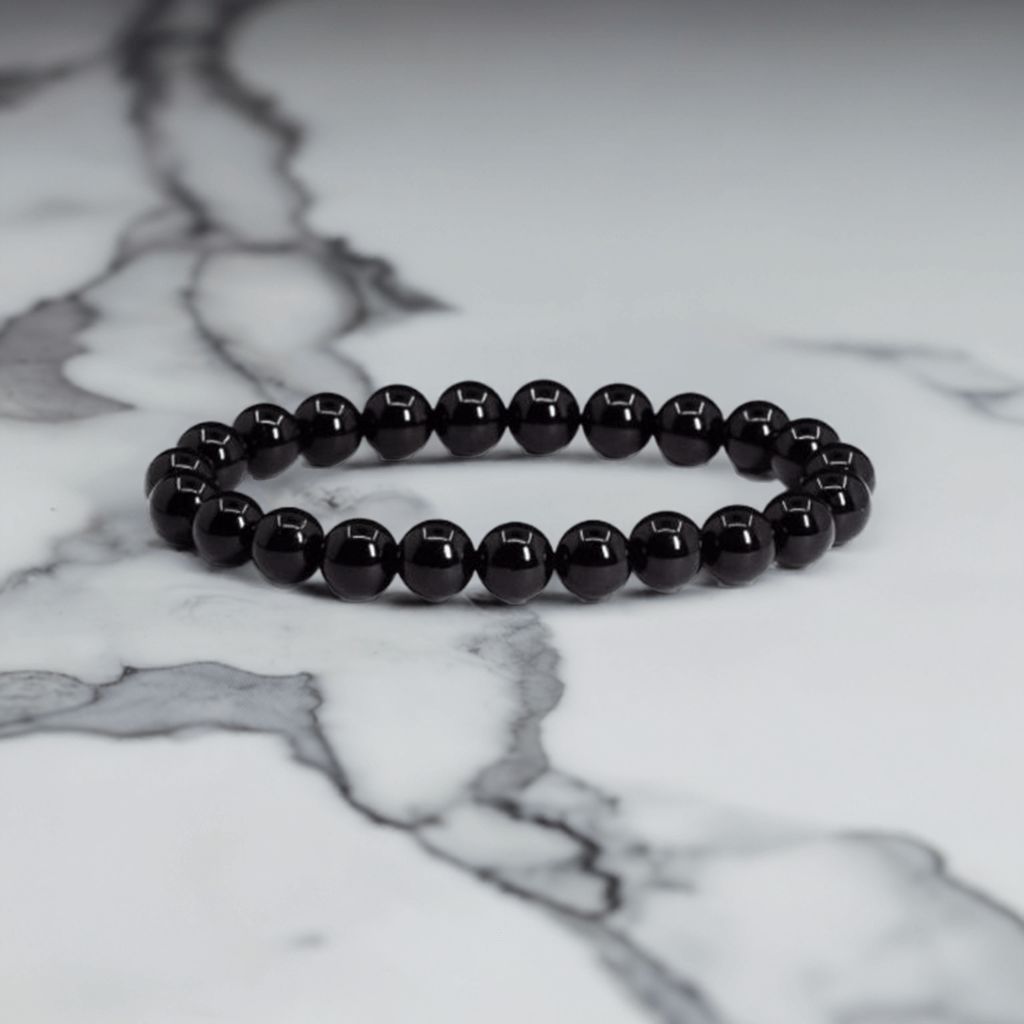 Black Tourmaline Charged Bracelet