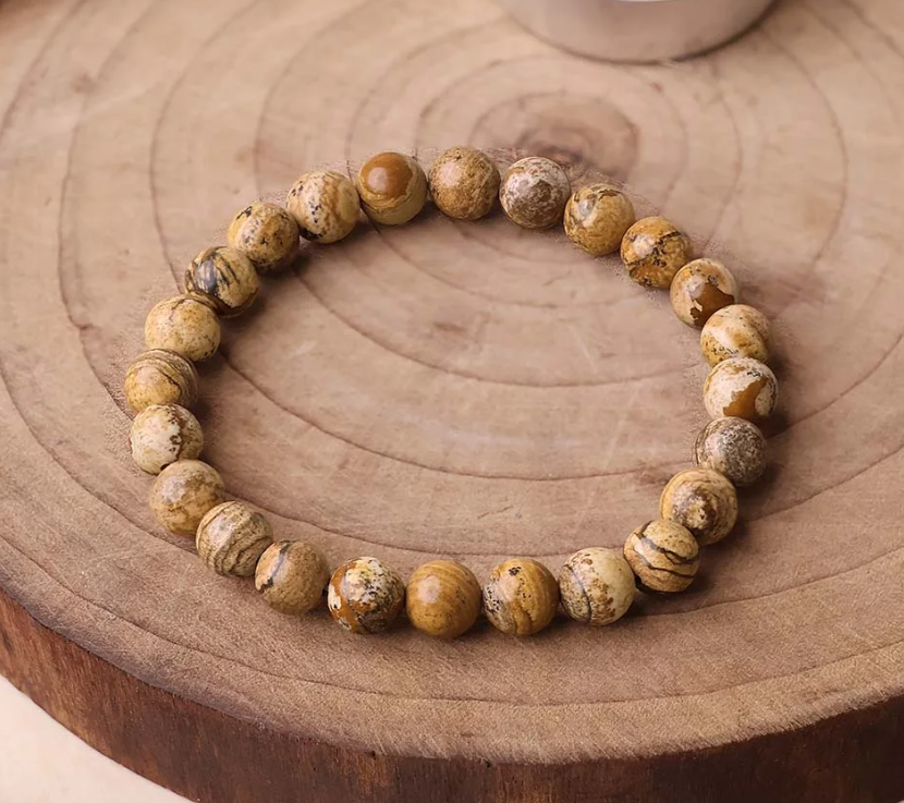 Narmada Jasper Charged Bracelet