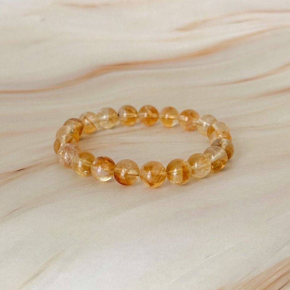 Citrine Charged Bracelet