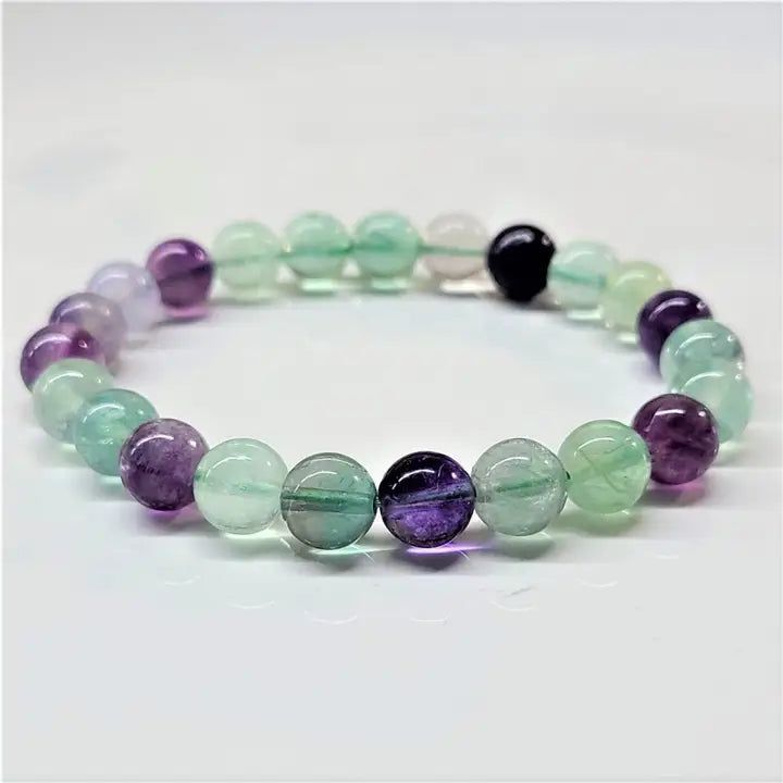 Fluorite Charged Bracelet