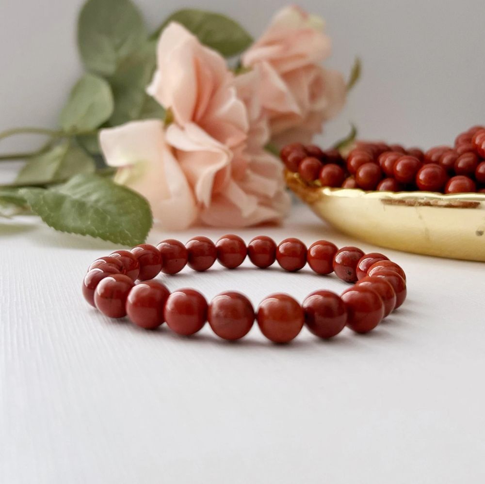 Red Jasper Charged Bracelet